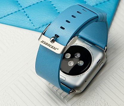 Real Leather Fashion Stainless Steel Watch Strap