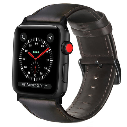 Leather Watch Band Loop Genuine Leather for all Apple Watch Series