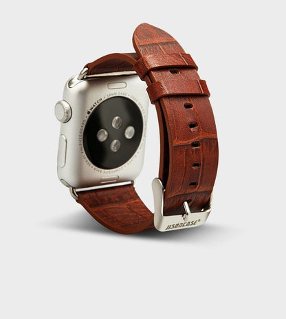 Real  Leather Crocodile Texture Watch Strap