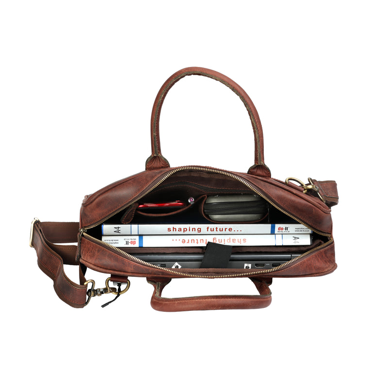 Combo Of 2 ,Buffalo Laptop Briefcase And Leather Small Purse