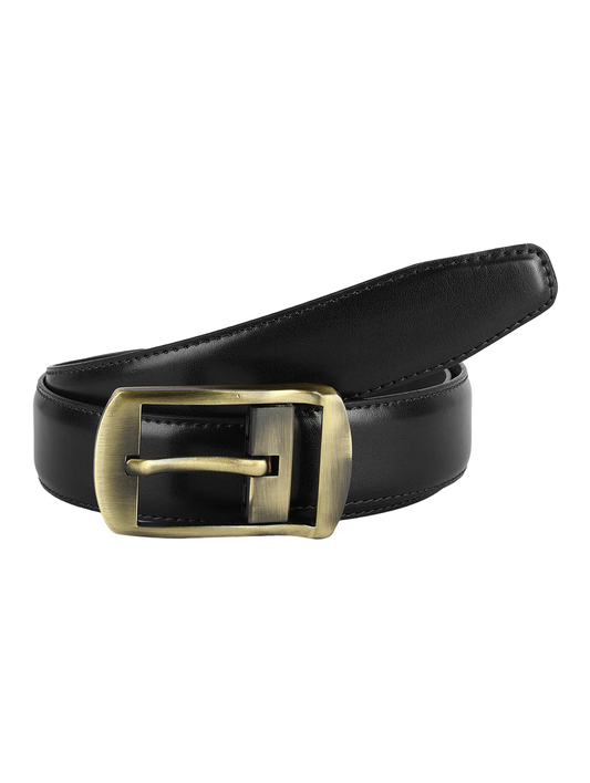 Black Leather Belt buckle