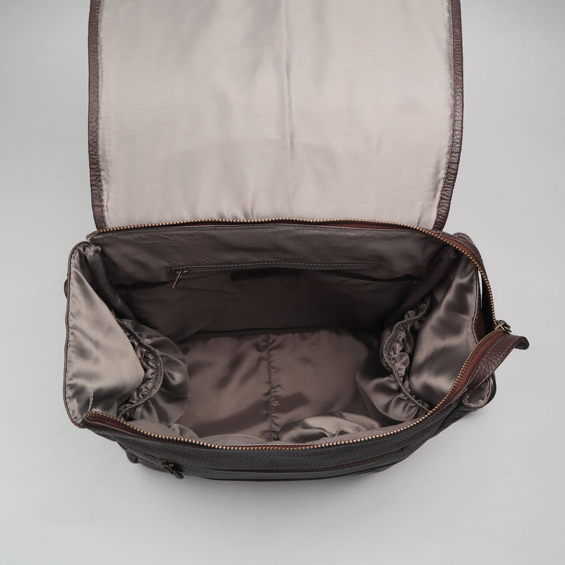 Donna Leather Diaper Bag