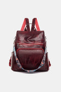 PU Leather Backpack