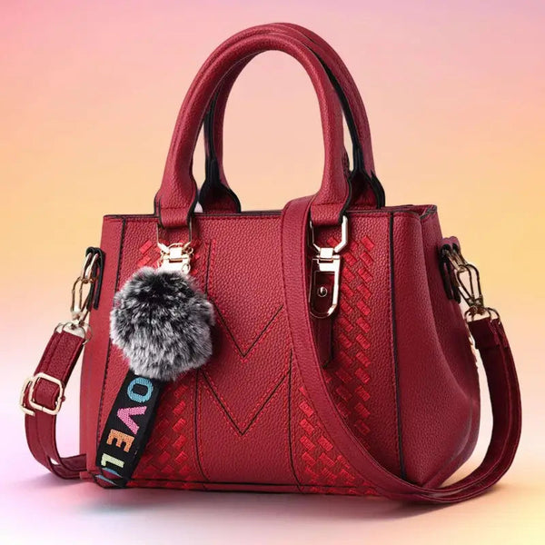 Embroidery Leather Handbag