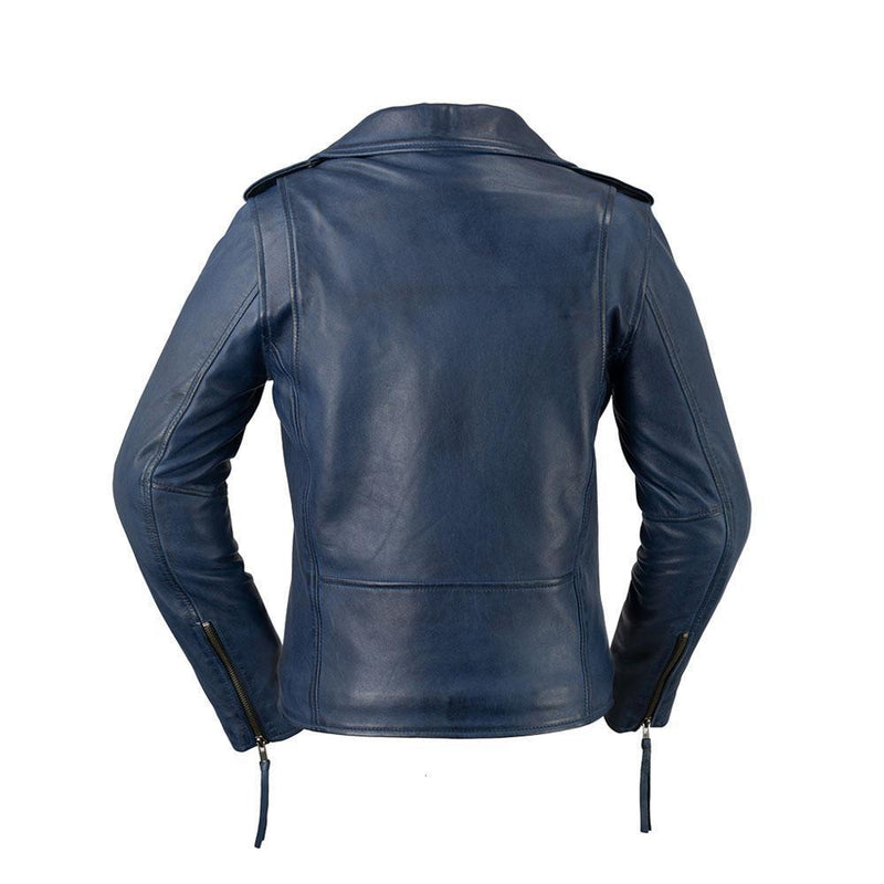 Whet Blu Rockstar Genuine Sheepskin Women Leather Jacket Slim Fit