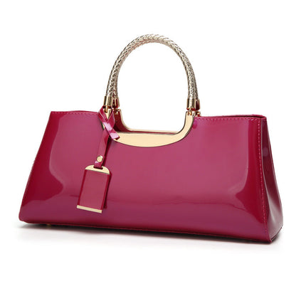 European American Style Fashion Lightweight Leather Handbag