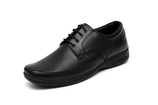 Pure Leather Lace up Formal Shoes for Men (Size-UK-9 (Color-BLACK)