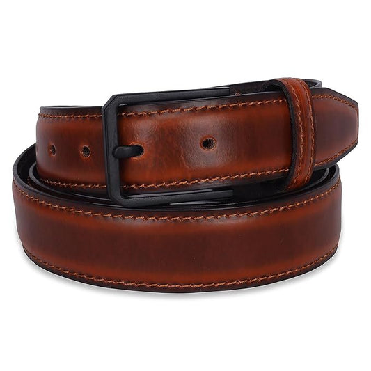 Authentic Leather Genuine Leather Belt for Men (Size-30) (Color-BROWN)