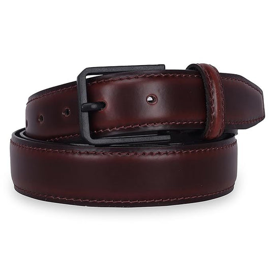 Authentic Leather Genuine Leather Belt for Men (Size-30) (Color-DARK