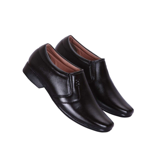 Men Slip On Synthetic Leather Formal Shoes (Size-UK-6) (Color-BLACK)