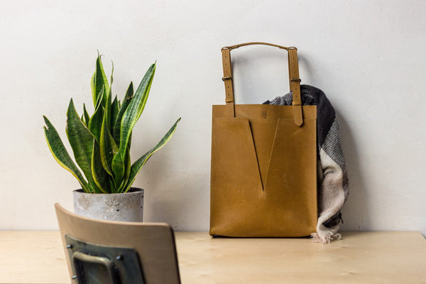 Real Leather Handbag, Shoulder Bag, Brown Leather Bag