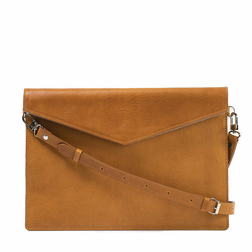 Leather Bag with adjustable strap for MacBook