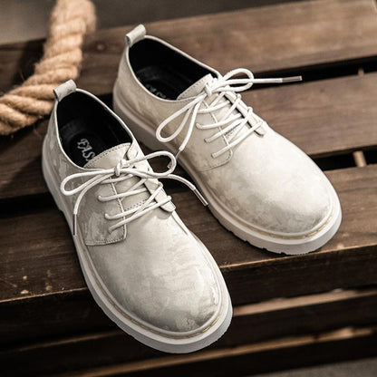 2020 New Arrival Mens Casual Shoes Genuine Leather Mens Shoes British