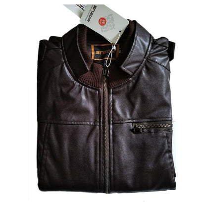 Mens PU Leather Jacket Fashion Coats