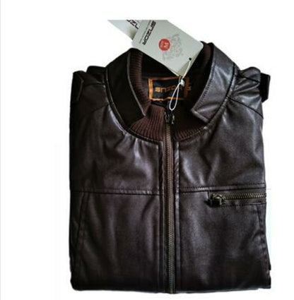 Mens PU Leather Jacket Fashion Coats