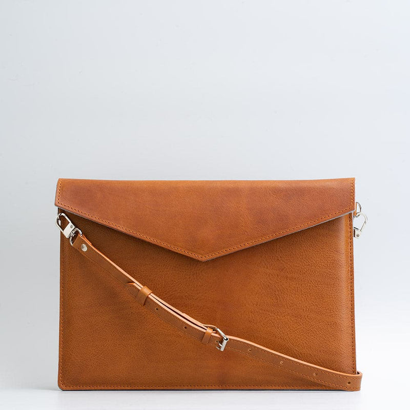 Leather Bag with adjustable strap for MacBook